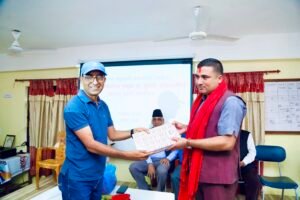 नीलकण्ठ बहुमुखी क्याम्पसका नवनियुक्त क्याम्पस प्रमुख डा.अधिकारीद्वारा पदभार ग्रहण